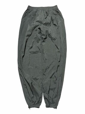 Vintage 90s Nike Windbreaker Track Pants Size Large Olive Ankle Zip Activewear